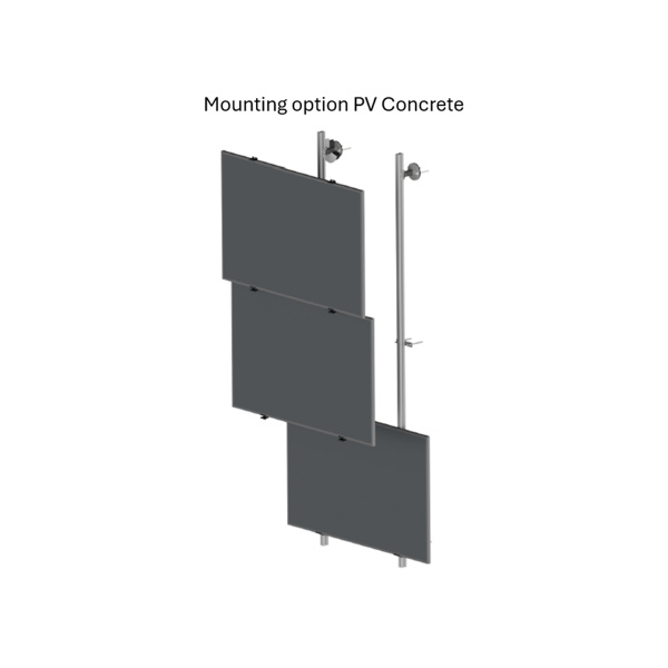 Fassaden Kit 3 – Mo Energy Systems PV Concrete sch