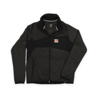 IBC Glattfleecejacke dunkelanthrazit/schwarz_1