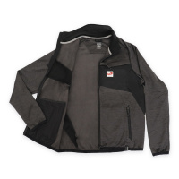 IBC Glattfleecejacke dunkelanthrazit/schwarz_3