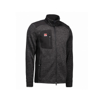 IBC Strickfleecejacke Herren, Graphit meliert_6