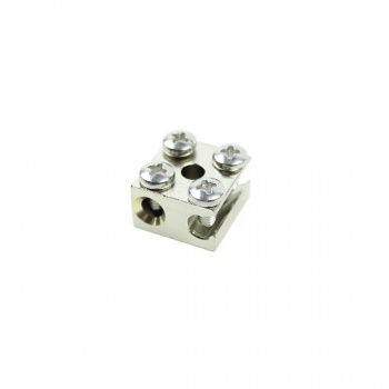 Erdungsblock 16 mm2, EdelstahlAB2x25/1x6OS RVS