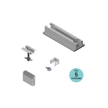 Aktionspaket Halterungen: Trapezsystem Eco 120mm