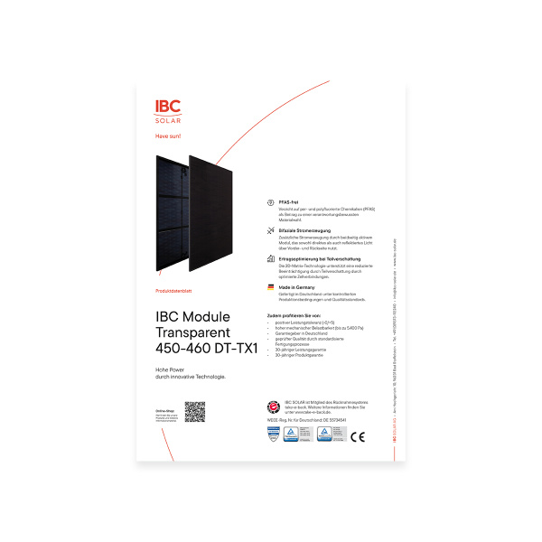 IBC Module Transparent DT-TX1v